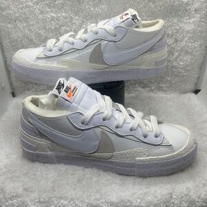 NIKE Sacai x Blazer Low 'White Patent' DM6443-100